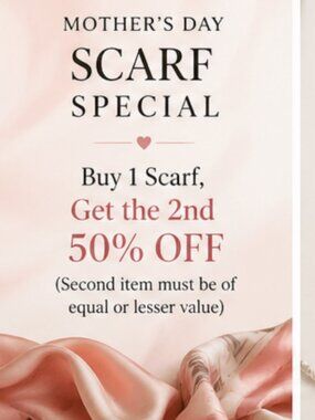 Mother’s Day Scarf Special 💐 Not for sale – promo listing